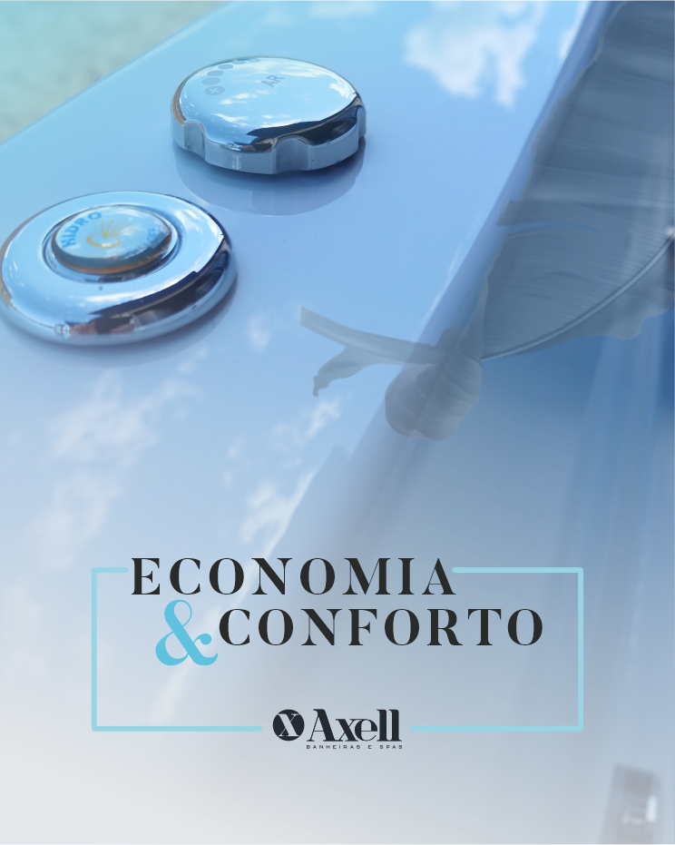 Axell explica: Você sabia que um banho de chuveiro de 10 minutos pode gastar até 120 litros de água?