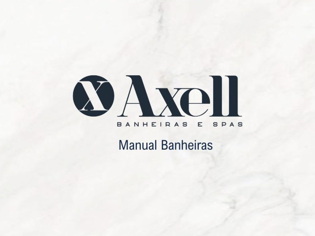 Manual Banheiras Axell