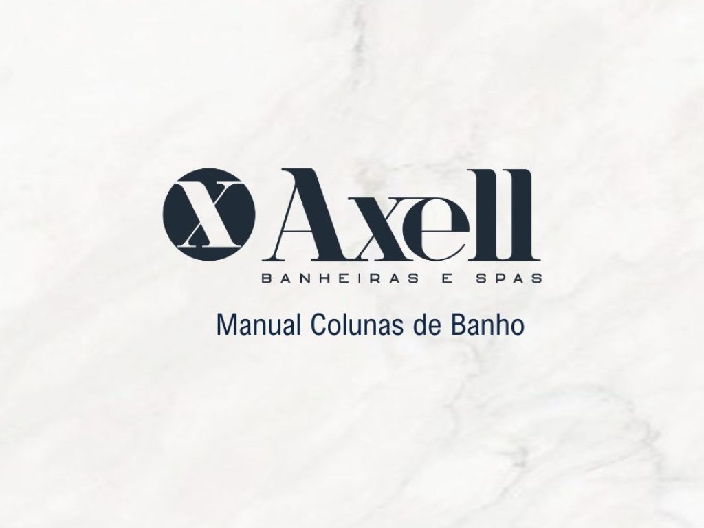 Manual Coluna de Banho Axell